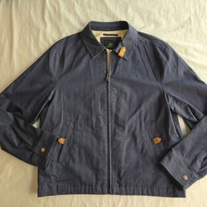 Lacoste Men's Navy Twill Collared Jacket 54 Large